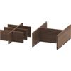Duravit Universal Set sistemi di arredamento, UV0522077770000, Universal noce americano [Mobili da Bagno > Accessori per Mobili da Bagno]
