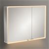 Villeroy & Boch My View Now armadietto a specchio, per la Svizzera, con illuminazione La: 100 A: 75 P: 16,8 cm, 2 ante, A455C100, A455C1 My View Now [Armadietti a Specchio > Armadietti a Specchio]