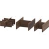 Duravit Universal Set sistemi di arredamento, UV0526077770000, Universal noce americano [Mobili da Bagno > Accessori per Mobili da Bagno]