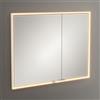 Villeroy & Boch My View Now armadietto a specchio, per la Svizzera, con illuminazione La: 100 A: 75 P: 16,8 cm, 2 ante, A456C100, A456C1 My View Now [Armadietti a Specchio > Armadietti a Specchio]