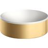 AXOR Suite lavabo da appoggio, 42000250, Suite bianco opaco/oro spazzolato [Lavabi > Lavabi da Appoggio]