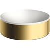 AXOR Suite lavabo da appoggio, 42000990, Suite bianco opaco/oro [Lavabi > Lavabi da Appoggio]