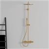 Ideal Standard Ceratherm T125 colonna doccia con termostatico, A7589A2, Ceratherm T125 brushed gold [Rubinetteria Bagno > Colonne Doccia]