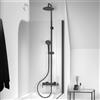 Ideal Standard Cerafine O colonna doccia con bocca di erogazione vasca, miscelatore monocomando, BC749XG, Cerafine O silk black [Rubinetteria Bagno > Colonne Doccia]