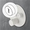 Mariner pulsante di sostituzione con simbolo: Soffione doccia 2° tipo di getto, RIC0009-BOGET, Eden; Oasy bianco opaco [Rubinetteria Bagno > Ricambi Rubinetteria Bagno]