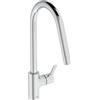Ideal Standard Gusto rubinetto da cucina, bassa pressione, estraibile, orientabile, BD415AA, Gusto cromo [Rubinetteria da Cucina > Rubinetti da Cucina]