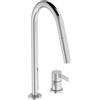 Ideal Standard Gusto rubinetto da cucina, estraibile, orientabile, BD424AA, Gusto cromo [Rubinetteria da Cucina > Rubinetti da Cucina]