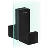AXOR Universal Rectangular maniglia anta doccia, 42639670, Universal Rectangular nero opaco [Box Doccia > Accessori per Cabine Doccia]
