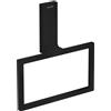 AXOR Universal Rectangular anello portasciugamani, 42623670, Universal Rectangular nero opaco [Accessori Bagno > Portasciugamani]