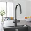 Grohe Blue Home rubinetto da cucina, con sistema di filtraggio, estraibile, orientabile, 31541KS0, Blue Home nero vellutato [Rubinetteria da Cucina > Rubinetti da Cucina con Trattamento dell'Acqua]