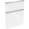 evineo ineo4 frontale scomparto estraibile per mobile 60 cm, per sistema di estrazione Hettich, con 2 scomparti estraibili, per maniglie a profilo, BL000355, ineo4 bianco finitura a specchio [Mobili da Bagno > Ricambi per Mobili da Bagno]