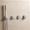 Herzbach MODUL7 PUSH termostatico, per vasca e doccia, 70.702003.1.09, MODUL7 PUSH; MODUL7 acciaio inox spazzolato [Rubinetteria Bagno > Rubinetteria Doccia]