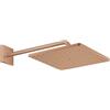 Grohe Rainshower Cube soffione doccia, 1 tipo di getto, 26564DL0, Rainshower Cube warm sunset spazzolato [Rubinetteria Bagno > Soffioni Doccia]
