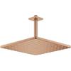 Grohe Rainshower Cube soffione doccia, 1 tipo di getto, 26566DL0, Rainshower Cube warm sunset spazzolato [Rubinetteria Bagno > Soffioni Doccia]