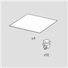 evineo ineo2 set di ripiani in vetro con supporto, per colonna, BL001333, ineo2 [Mobili da Bagno > Ricambi per Mobili da Bagno]