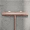 Ideal Standard Alu+ rubinetto doccia esterno con termostatico, BD582RO, Alu+ oro rosa opaco [Rubinetteria Bagno > Rubinetteria Doccia]
