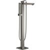 Grohe Eurocube rubinetto vasca a pavimento, miscelatore monocomando, 23672AL1, Eurocube hard graphite spazzolato [Rubinetteria Bagno > Rubinetteria Vasca]