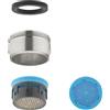 Grohe regolatore tipi di getto, filettatura maschio M 24 x 1, 64451DC0, Universal supersteel [Rubinetteria Bagno > Ricambi Rubinetteria Bagno]