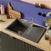 Schock Lima lavello da cucina, LIMD100SAGAS, D-100S A Lima asfalto [Lavelli da Cucina > per Base Sottolavello a partire da 50 cm]