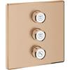 Grohe Grohtherm SmartControl valvola deviatrice, 29127DL0, Grohtherm SmartControl warm sunset spazzolato [Rubinetteria Bagno > Rubinetteria Doccia]