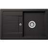 Schock Lima lavello da cucina, LIMD100SUGNE, D-100S U Lima nero [Lavelli da Cucina > per Base Sottolavello a partire da 50 cm]