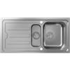 hansgrohe S44 lavello da cucina, 43370800, S440-F517 S44 acciaio inox spazzolato [Lavelli da Cucina > per Base Sottolavello a partire da 60 cm]