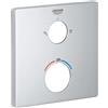 Grohe rosetta, squadrata, 49078000, Universal cromo [Rubinetteria Bagno > Ricambi Rubinetteria Bagno]