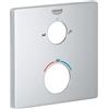 Grohe rosetta, squadrata, 49079000, Universal cromo [Rubinetteria Bagno > Ricambi Rubinetteria Bagno]