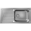 hansgrohe S44 lavello da cucina, 43371800, S440-F500 S44 acciaio inox spazzolato [Lavelli da Cucina > per Base Sottolavello a partire da 60 cm]