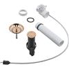 Grohe Universal set di scarico con eccentrico a pressione, 40986DL0, Universal warm sunset spazzolato [Lavelli da Cucina > Accessori per Lavelli da Cucina]