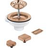 Grohe Universal set di scarico con eccentrico, 40996DL0, Universal warm sunset spazzolato [Lavelli da Cucina > Accessori per Lavelli da Cucina]