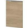 evineo ineo4 set frontale anta per mobile con maniglia a profilo La: 40 cm, 1 anta, battuta a sinistra, BL000285, ineo4 rovere [Mobili da Bagno > Ricambi per Mobili da Bagno]