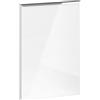 evineo ineo4 set frontale anta per mobile con maniglia a profilo La: 40 cm, 1 anta, battuta a destra, BL000289, ineo4 bianco finitura a specchio [Mobili da Bagno > Ricambi per Mobili da Bagno]