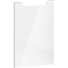 evineo ineo5 set frontale anta per mobile con maniglia incassata La: 40 cm, 1 anta, battuta a destra, BL000292, ineo5 bianco finitura a specchio [Mobili da Bagno > Ricambi per Mobili da Bagno]