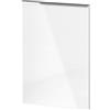 evineo ineo4 set frontale anta per mobile con maniglia a profilo La: 43 cm, 1 anta, battuta a sinistra, BL000295, ineo4 bianco finitura a specchio [Mobili da Bagno > Ricambi per Mobili da Bagno]