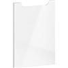 evineo ineo5 set frontale anta per mobile con maniglia incassata La: 43 cm, 1 anta, battuta a destra, BL000304, ineo5 bianco finitura a specchio [Mobili da Bagno > Ricambi per Mobili da Bagno]