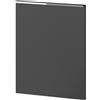 evineo ineo4 set frontale anta per mobile con maniglia a profilo La: 49 cm, 1 anta, battuta a sinistra, BL000308, ineo4 antracite opaco [Mobili da Bagno > Ricambi per Mobili da Bagno]