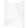 evineo ineo5 set frontale anta per mobile con maniglia incassata La: 49 cm, 1 anta, battuta a sinistra, BL000310, ineo5 bianco finitura a specchio [Mobili da Bagno > Ricambi per Mobili da Bagno]