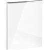 evineo ineo4 set frontale anta per mobile con maniglia a profilo La: 49 cm, 1 anta, battuta a destra, BL000313, ineo4 bianco finitura a specchio [Mobili da Bagno > Ricambi per Mobili da Bagno]