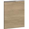evineo ineo4 set frontale anta per mobile con maniglia a profilo La: 49 cm, 1 anta, battuta a destra, BL000315, ineo4 rovere [Mobili da Bagno > Ricambi per Mobili da Bagno]