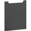 evineo ineo5 set frontale anta per mobile con maniglia incassata La: 49 cm, 1 anta, battuta a destra, BL000317, ineo5 antracite opaco [Mobili da Bagno > Ricambi per Mobili da Bagno]