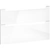 evineo ineo5 set frontale scomparto estraibile per mobile La: 98 cm con 2 scomparti estraibili, con maniglia incassata, BL000484, ineo5 bianco finitura a specchio [Mobili da Bagno > Ricambi per Mobili da Bagno]