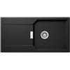 Schock Manhattan lavello da cucina, MAND100LUGNE, D-100L U Manhattan nero [Lavelli da Cucina > per Base Sottolavello a partire da 60 cm]