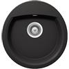 Schock Manhattan lavello da cucina, MANR100UGNE, R-100 U Manhattan nero [Lavelli da Cucina > per Base Sottolavello a partire da 45 cm]