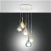 FABAS LUCE Lila lampada a sospensione 5 luci, 3481-49-362, Lila [Lampade per Interni > Lampade a Sospensione]