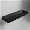 Scarabeo Teorema 2.0 lavabo doppio, 5158R140B49BK, Teorema 2.0 nero opaco [Lavabi > Lavabi Doppi]