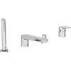 Ideal Standard La Dolce Vita rubinetto bordo vasca, miscelatore monocomando, BD671AA, La Dolce Vita cromo [Rubinetteria Bagno > Rubinetteria Vasca]
