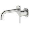 Keuco Plan Blue rubinetto lavabo a parete, 53916070201, Plan Blue acciaio inox [Rubinetteria Bagno > Rubinetteria Lavabo]