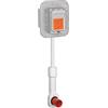 Grohe Rondo scarico a pressione, per WC, con collegamento per elettrovalvola, 37048000, Rondo [Elementi ad Incasso > Elementi Incasso per WC]