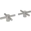 Grohe Atrio maniglia a croce, 18026DC3, Atrio supersteel [Rubinetteria Bagno > Ricambi Rubinetteria Bagno]